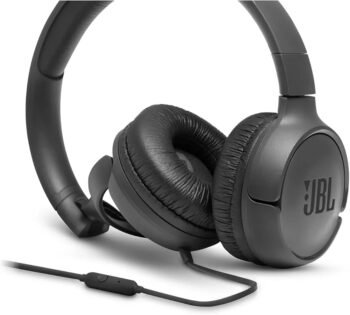 سماعات رأس سلكية جيه بي ال (JBL T500) على الأذن مع ميكروفون