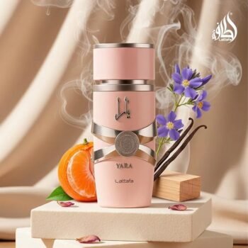 عطر يارا من لطافة – سيمفونية أنثوية ساحرة بنغمات الجورماند والفواكه الاستوائية